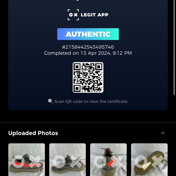 ADIDAS Yeezy Boost SPLY 350 V2 Grey Orange Cloth Sneakers 10.5 US Authenticated - Picture 3 of 10